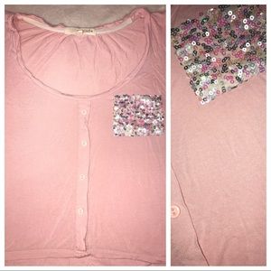 Pink crop top